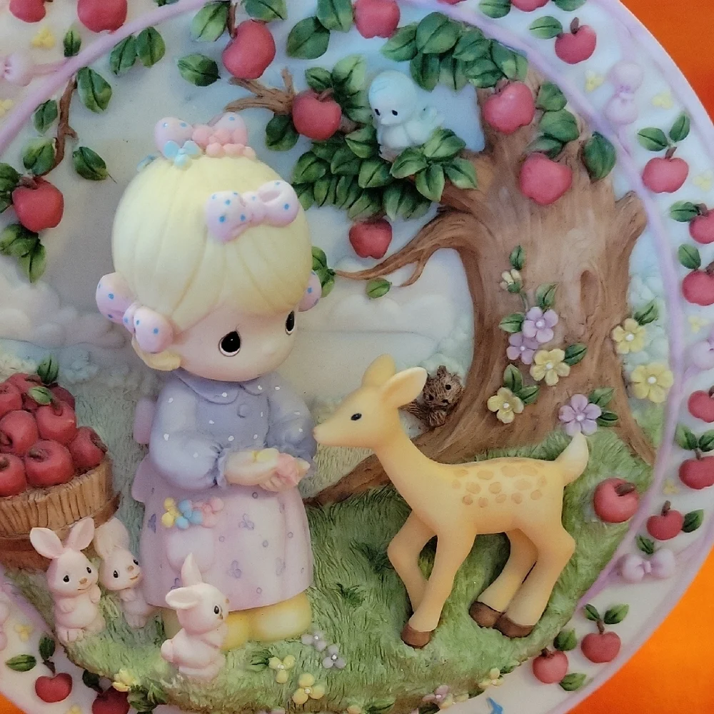 Precious Moments To My Deer Friend Plate 3-Dimensional